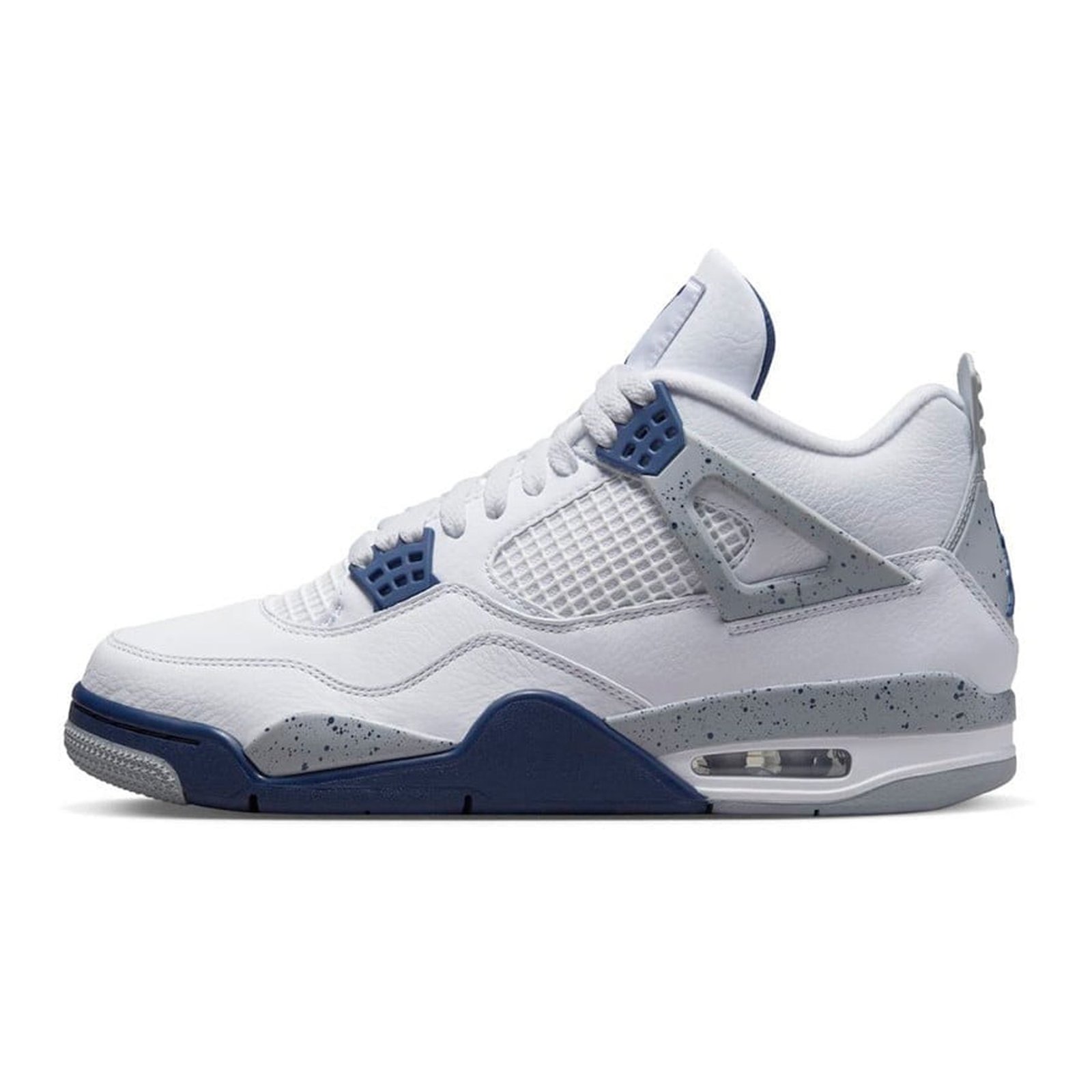 Air Jordan 4 Retro White Midnight Navy – Bozulo - Image 3