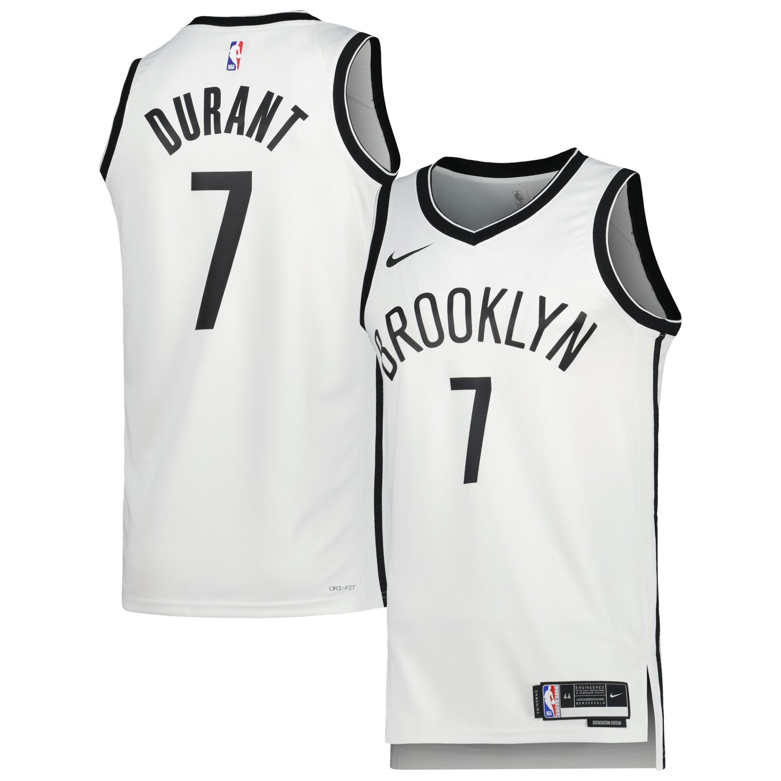 Kevin Durant Brooklyn Nets Nike Unisex Swingman Jersey – Association Edition – White