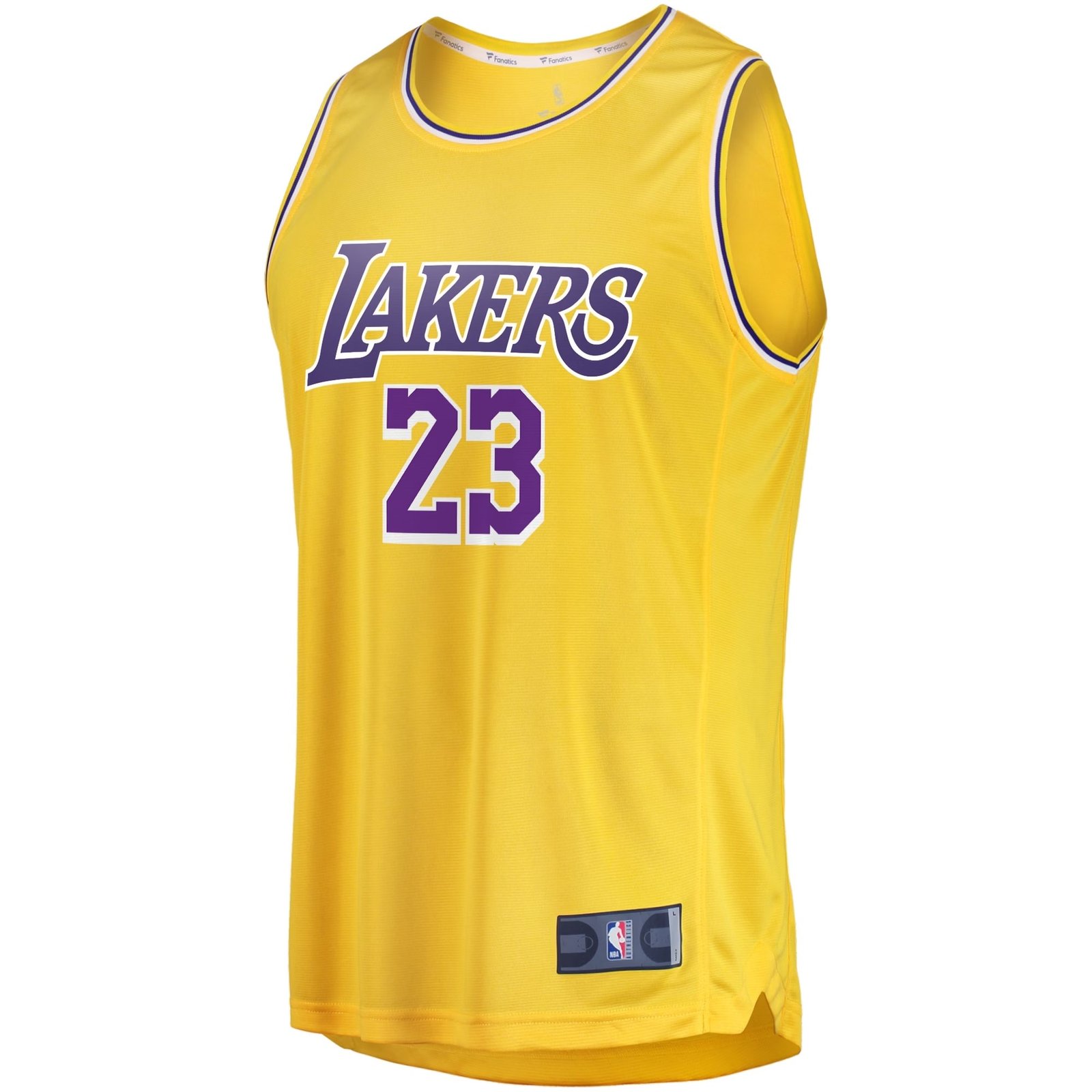 LeBron James Los Angeles Lakers Fanatics Big–Gold–Icon Edition - Image 3