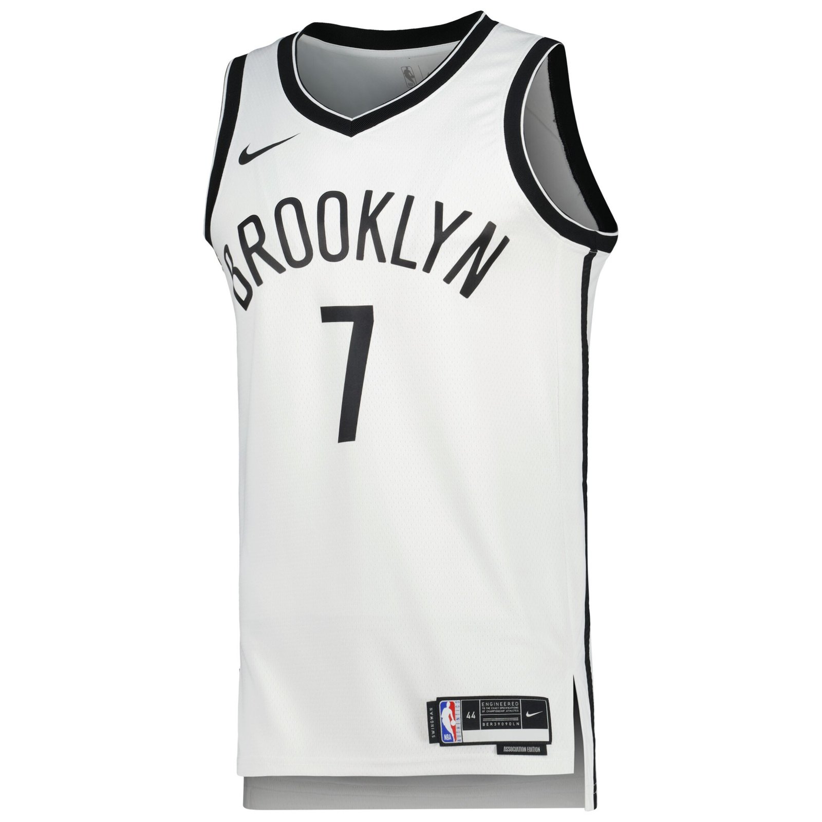 Kevin Durant Brooklyn Nets Nike Unisex Swingman Jersey – Association Edition – White - Image 3